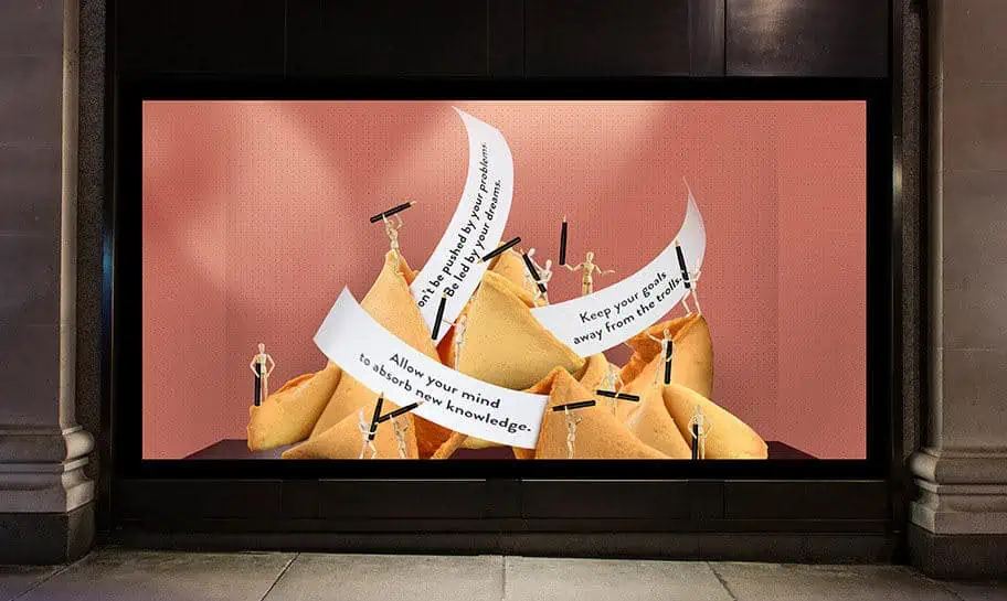 D4R LOVE THE NEW SELFRIDGES WINDOWS FOR THEIR WORK IT CAMPAIGN!