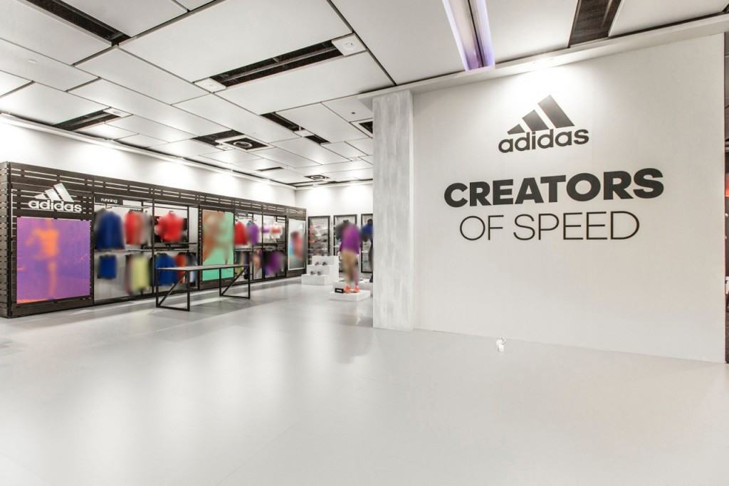 D4R design Madrid showroom for adidas