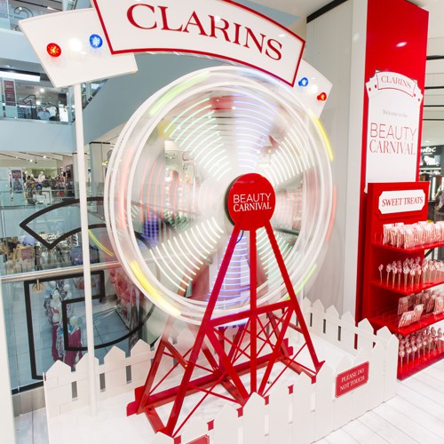 Clarins Beauty Carnival at Debs W1