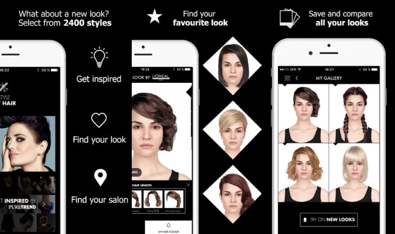 L’Oreal Augmented Hairstyle App
