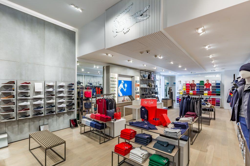 D4R Install a Complete Refresh in Lacoste Boutique Stratford