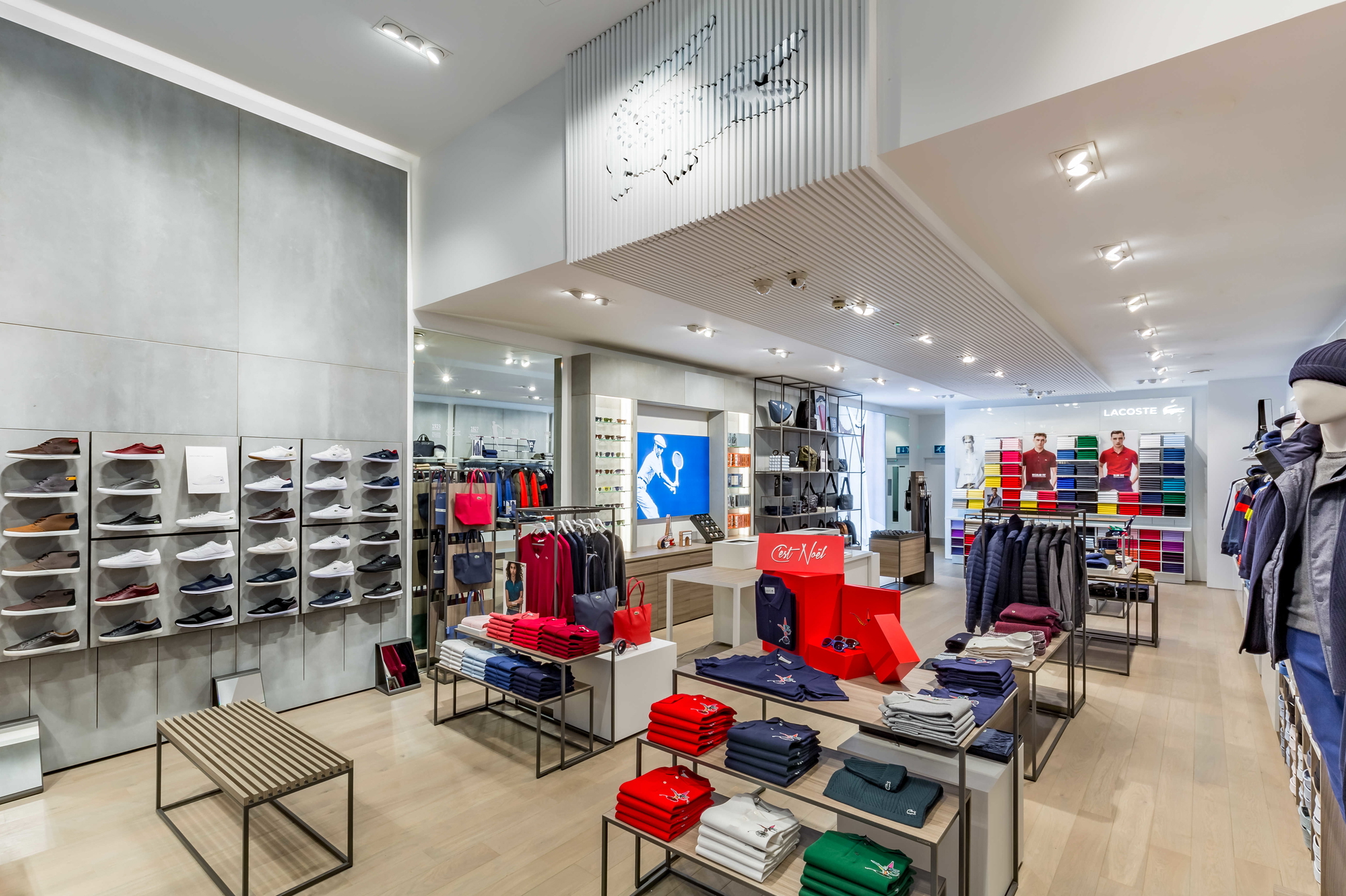 D4R Install a Complete Refresh in Lacoste Boutique Stratford