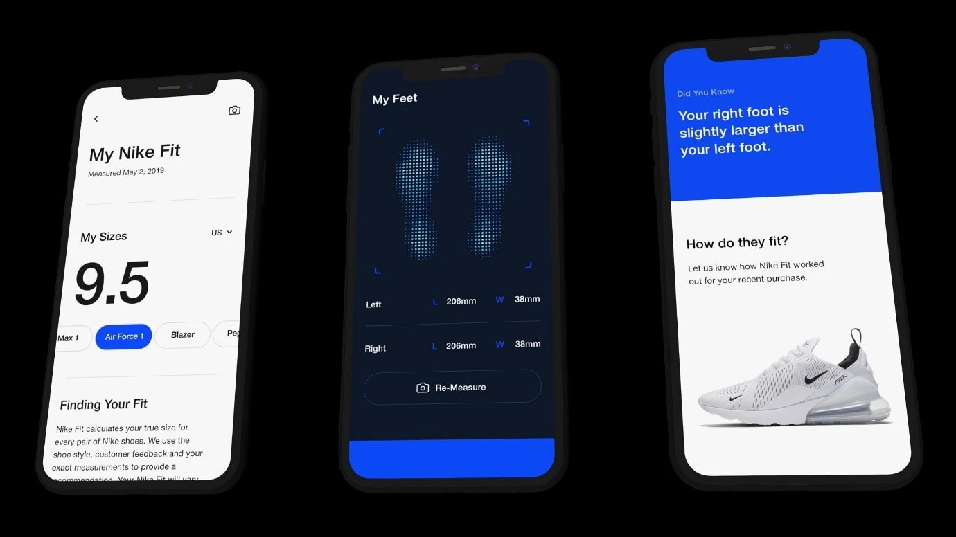 iphone with nike running &amp; footwear app
