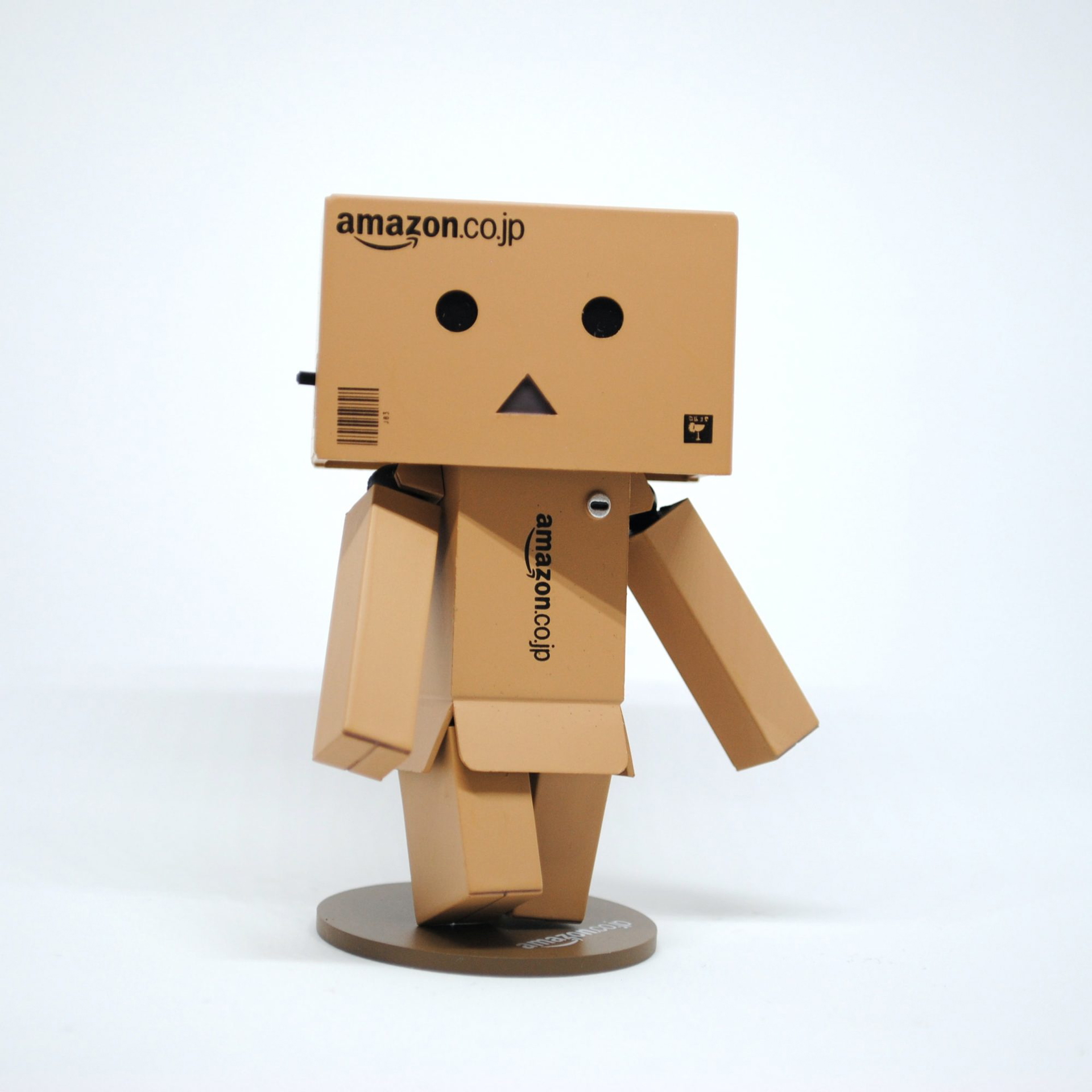 Amazon boxes made into a robot figure