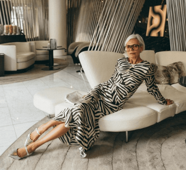 Lady posing in home
