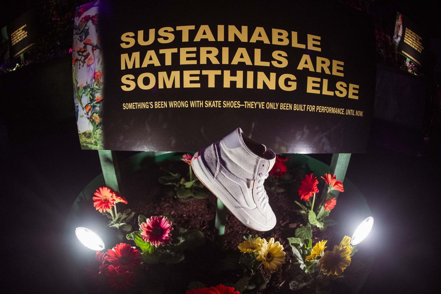 Lizzie shoes sign - Sustainable materials are something else